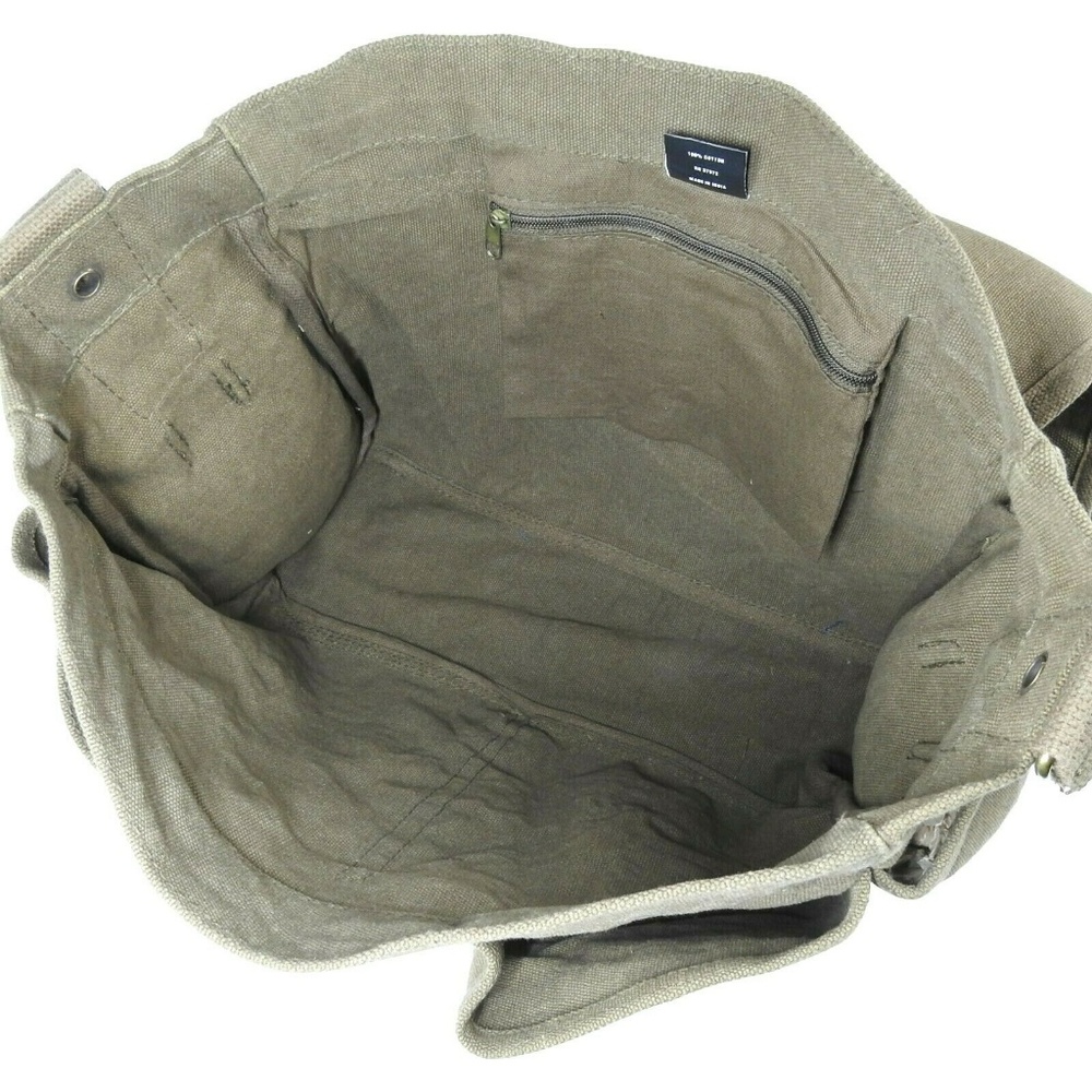 Classic Heavyweight Military Messenger Bag - Picture 5 of 8
